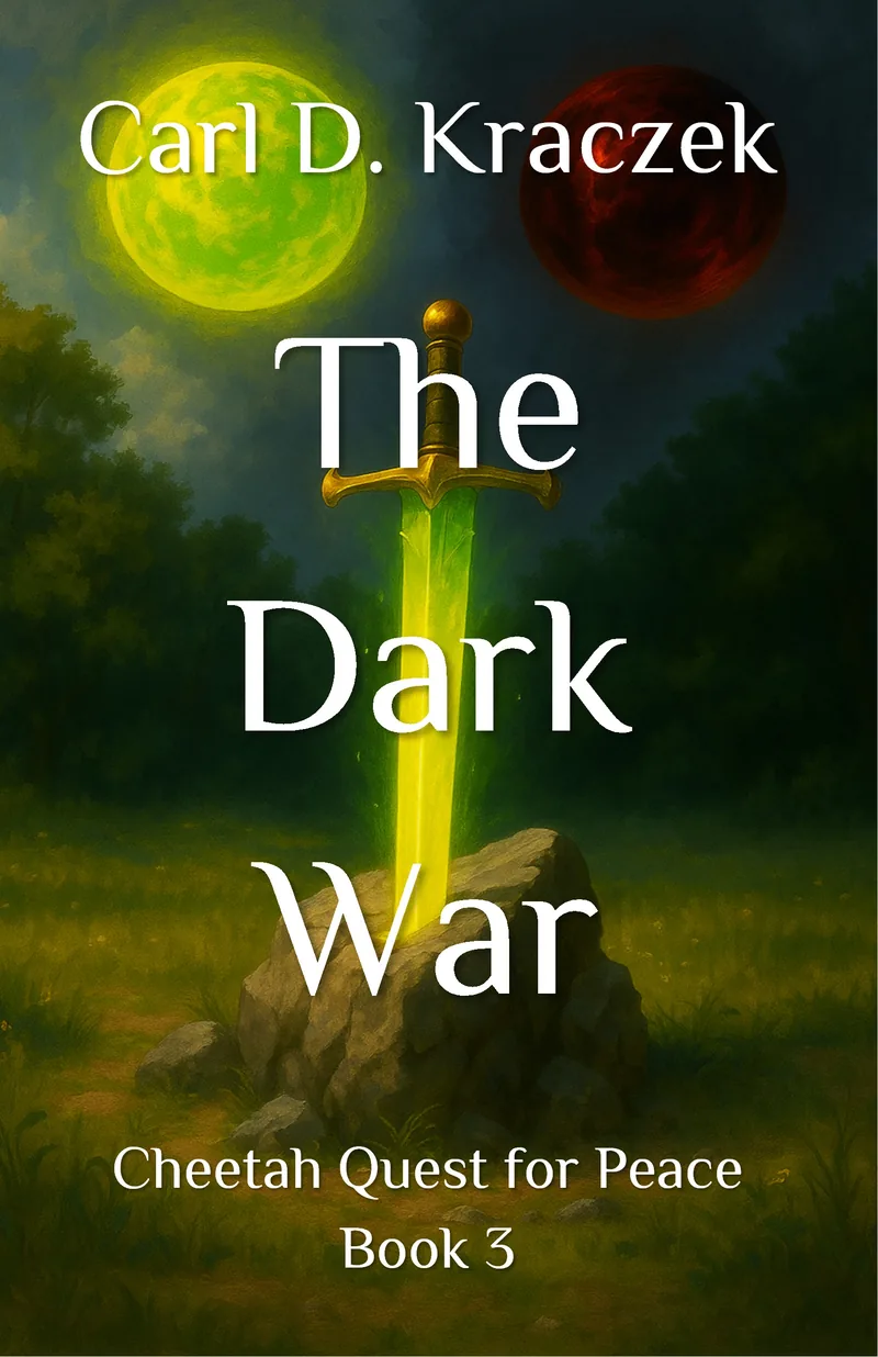 Cover of The Dark War, Cheetah Quest for Peace Book 3